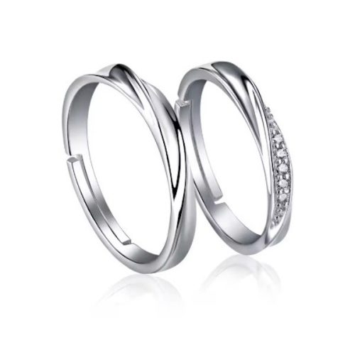 Ezüst gyűrű, egy pár