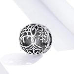 Strieborné perlové kúzlo so stromom života