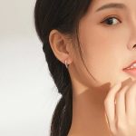 Strieborné náušnice v tvare srdca