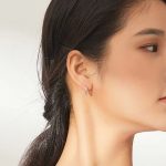 Strieborné náušnice v tvare srdca