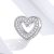 Strieborné srdiečko kúzlo