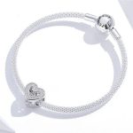 Strieborné srdiečko kúzlo