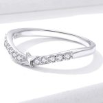 Strieborný prsteň s hviezdou, veľkosť 6