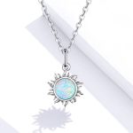 Strieborný náhrdelník s príveskom Slnko