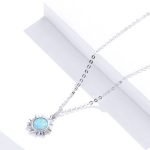 Strieborný náhrdelník s príveskom Slnko