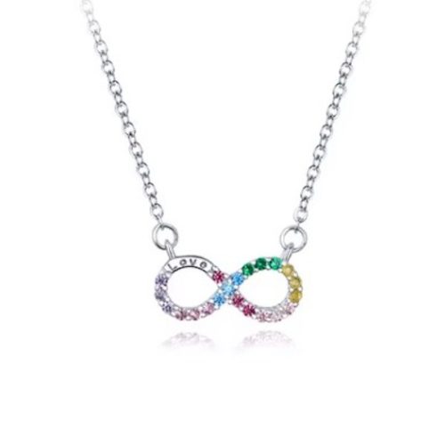 Ezüst nyaklánc végtelenszimbólummal