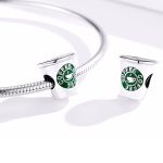 Ezüst charm, kávéspohár