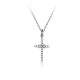 Strieborný náhrdelník s príveskom nekonečnej viery