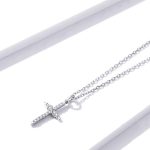 Strieborný náhrdelník s príveskom nekonečnej viery