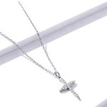 Strieborný náhrdelník s príveskom nekonečnej viery