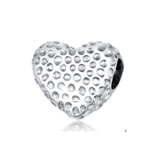 Strieborné kúzlo, leštené srdce