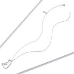 Strieborný náhrdelník s ľadovým medveďom