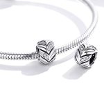 Strieborné kúzlo, s listami