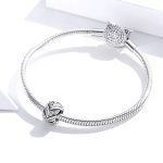 Strieborné kúzlo, s listami