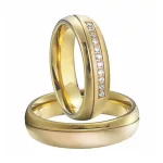 Női karikagyűrű rozsdamentes acélból, 9-es méret