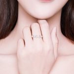 Strieborný prsteň, tvar retiazky, veľkosť 6