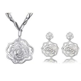 Súprava šperkov v tvare ruže