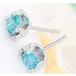 Súprava šperkov, zdobená kryštálmi Swarovski, zelená