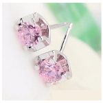 Súprava šperkov, zdobená kryštálmi Swarovski, ružová