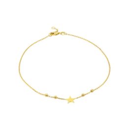 Náramok zo 14 kt zlata s hviezdou