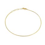 Náramok zo 14 kt zlata, had