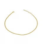 Náramok Pancer zo 14k zlata sploštený, 28 cm