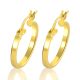 Kruhové náušnice zo 14k zlata