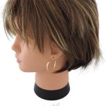 Kruhové náušnice zo 14k zlata 32 mm