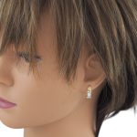 Náušnice zo 14k zlata s kryštálmi