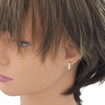 Malé náušnice zo 14k zlata s kryštálmi