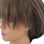 Obdĺžnikové náušnice zo 14k zlata s kryštálmi