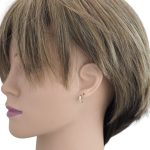 Detské kruhové náušnice zo 14 karátového zlata