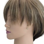 Náušnice pre deti zo 14k zlata, zelené