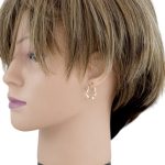 Náušnice zo 14k zlata, točená obruč, 19 mm