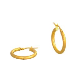 Náušnice zo 14k zlata, ohnutý obdĺžnik, dve farby