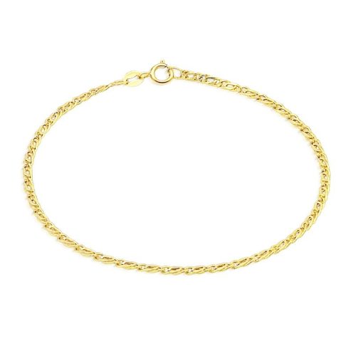 Náramok zo 14k zlata Scharless, 18,5 cm