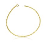 Náramok zo 14k zlata, guľa bez karbonu