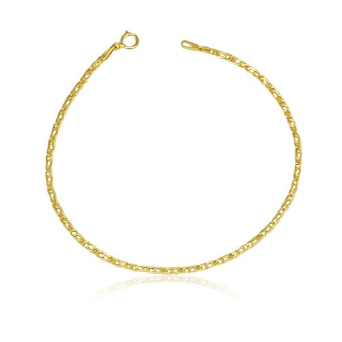 Náramok zo 14k zlata, guľa bez karbonu