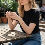 Kôpor zo 14k zlata s ružovými kryštálmi