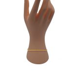 Náramok zo 14k zlata s pleteným vzorom Waless, 19 cm