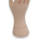 Náramok zo 14k zlata, Singapur, 19 cm
