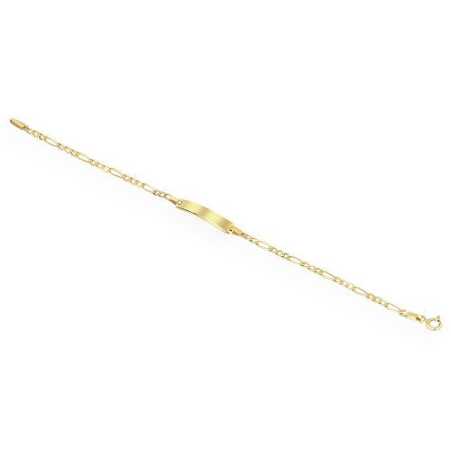 Náramok zo 14k zlata pre deti, možnosť gravírovania, 15,5 cm