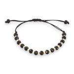 Náramok na hodinky zo 14k zlata s perlami, modrý