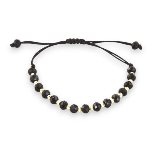 Náramok na hodinky zo 14k zlata s perlami, modrý