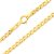 Náhrdelník zo 14k zlata, sploštené brnenie 45 cm