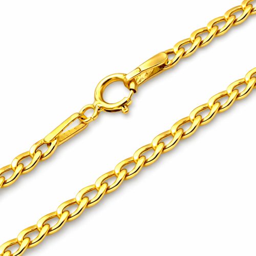 Náhrdelník zo 14k zlata sploštené brnenie, 50 cm