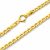 Náhrdelník zo 14k zlata sploštené brnenie, 50 cm