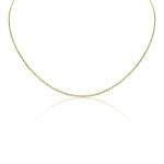 Náhrdelník zo 14k zlata sploštené brnenie, 50 cm