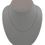 Náhrdelník zo 14k zlata, benátska kocka, 45 cm