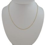 Náhrdelník zo 14 karátového zlata, had, 45 cm